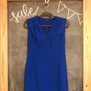 Elie Tahari T Tahari Tonya Sheath Dress Royal Blue